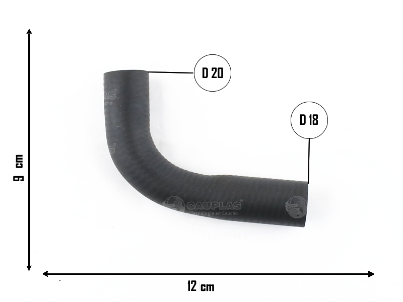 CAUPLAS MANGUERA CALEFACTOR RENAULT 18 FUEGO OEM:7700695510