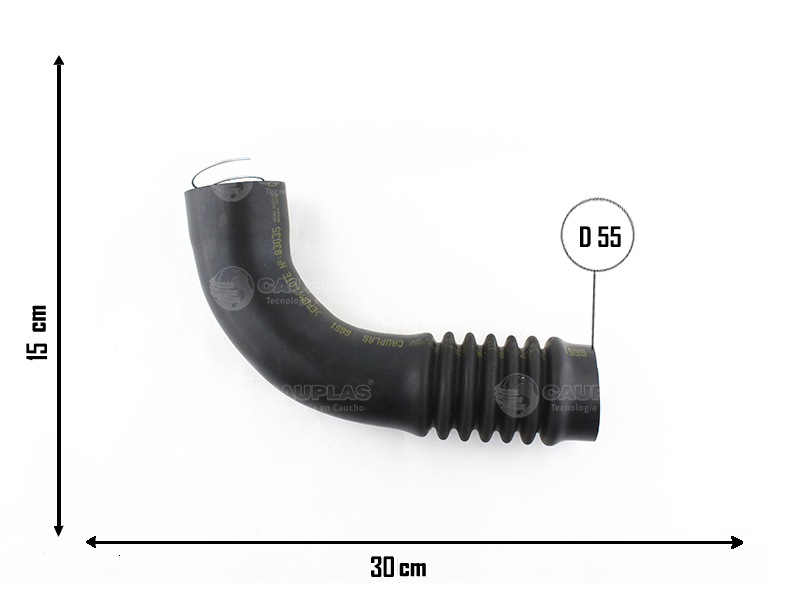 CAUPLAS MANGUERA TOMA DE AIRE RENAULT 19 OEM:7702087450 =YACO 2651
