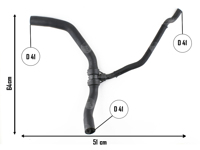 CAUPLAS MANGUERA RADIADOR INFERIOR RENAULT KANGOO  CLIO II OEM:8200214164