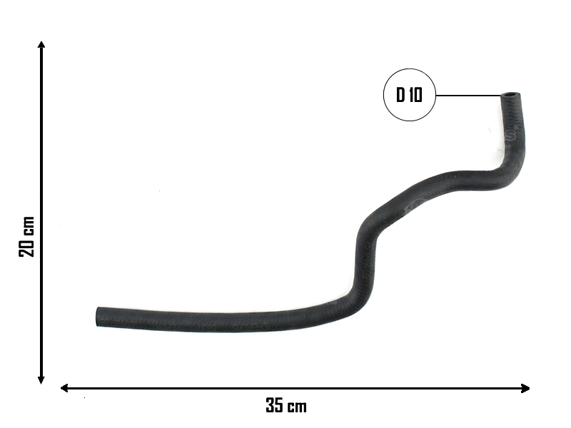 CAUPLAS MANGUERA DESCARGA COMBUSTIBLE RENAULT KANGOO OEM:8200024012 =YACO 2247