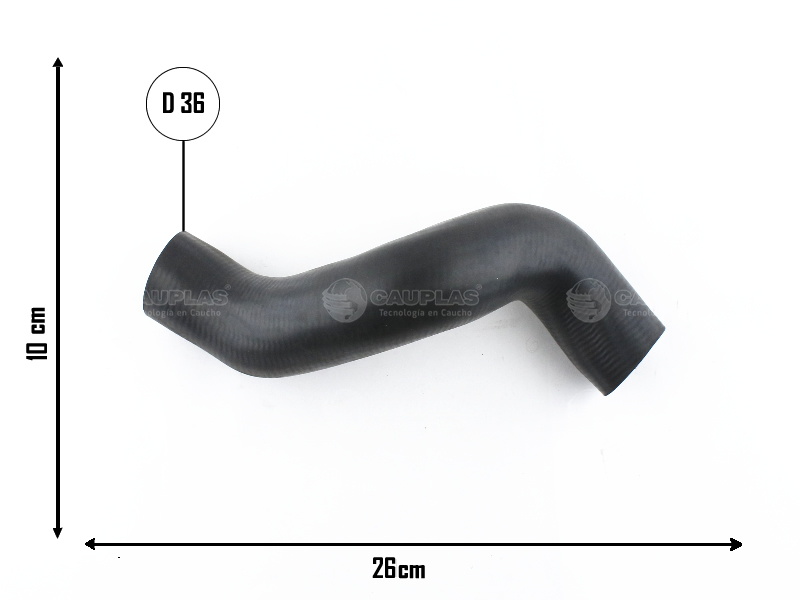 CAUPLAS MANGUERA RADIADOR INFERIOR RENAULT TORINO OEM:2060734 =YACO 93/805