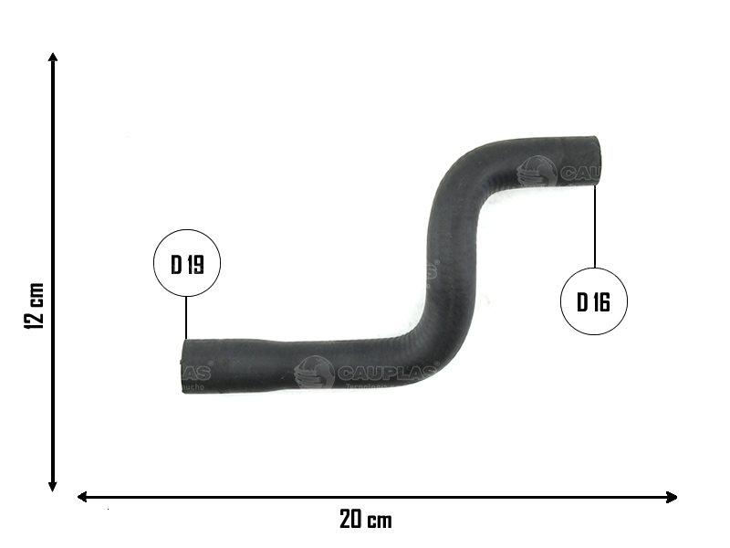 CAUPLAS MANGUERA CALEFACTOR SALIDA CHEVROLET PRISMA OEM: 52037715