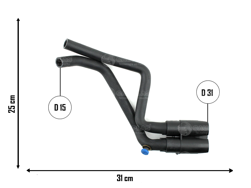 CAUPLAS MANGUERA CALEFACCION RENAULT LAGUNA I OEM:7700834523