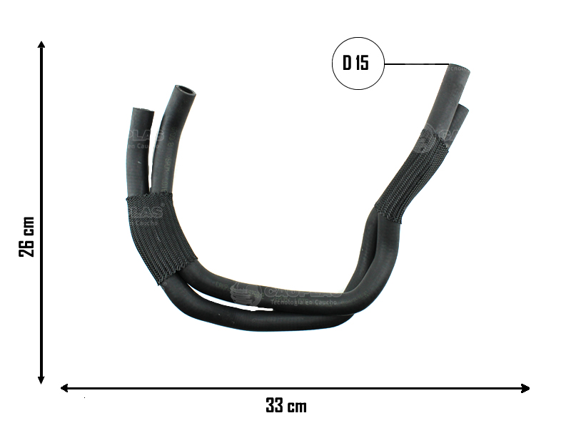 CAUPLAS MANGUERA REFRIGERACION DE BOMBA ACEITE RENAULT MASTER I OEM:8200120216 =YACO 3842