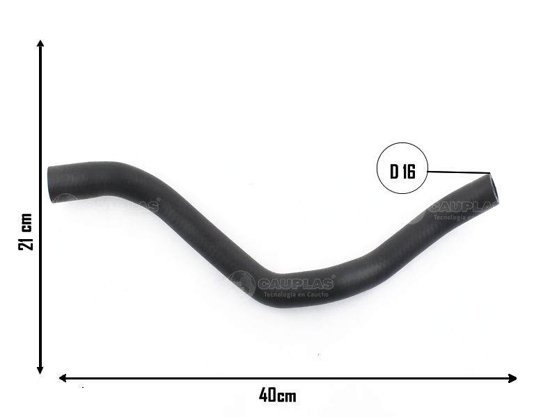 CAUPLAS MANGUERA CALEFACTOR ENTRADA RENAULT LOGAN I SANDERO I STEPWAY =YACO 3765