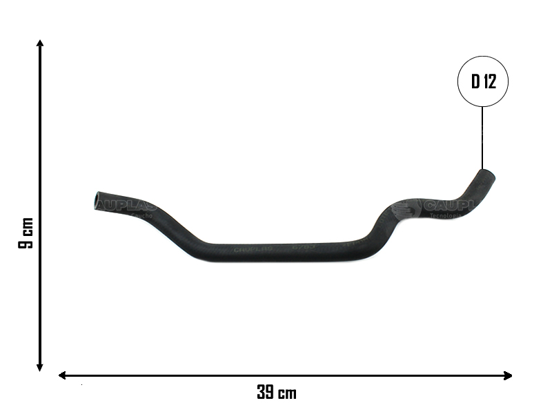 CAUPLAS MANGUERA VASO DE EXP SUP RENAULT LOGAN I SANDERO I STEPWAY  =YACO 3812