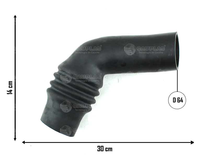 CAUPLAS MANGUERA TOMA DE AIRE RENAULT CLIO II OEM:7702220750 =YACO 3822