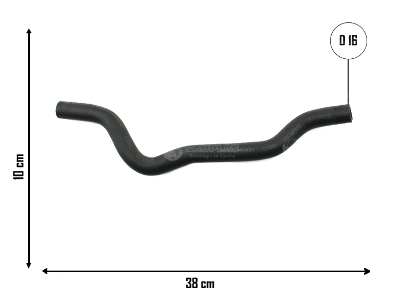CAUPLAS MANGUERA CALEFACCION RENAULT KANGOO OEM:8200120523