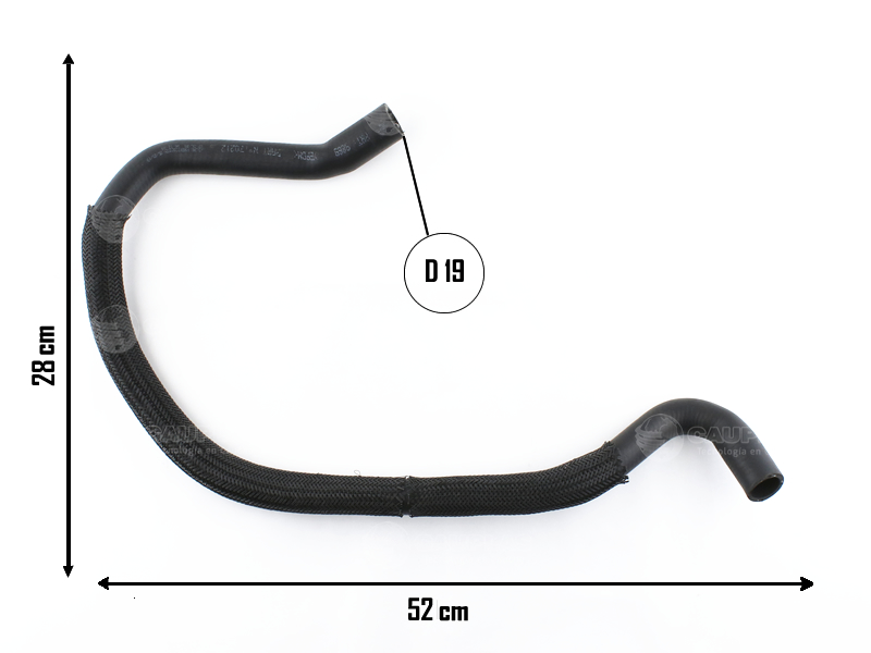 CAUPLAS MANGUERA CALEFACCION SALIDA PEUG 405 OEM:6464P90 =YACO 1766