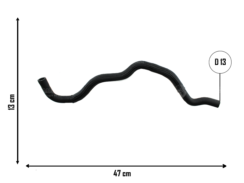 CAUPLAS MANGUERA REFRIGERACION PEUGEOT 206 306 307 406 PARTNER I BERLINGO C5 PICASSO XSARA I OEM:1307NZ/RR =YACO 2507