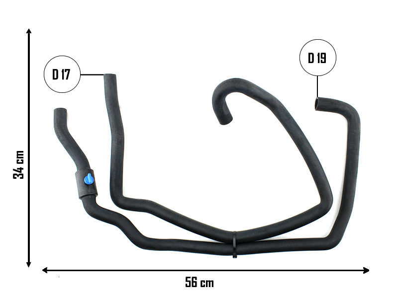 CAUPLAS MANGUERA CALEFACCION ENTRADA/SALIDA RENAULT MASTER I OEM:8200197767