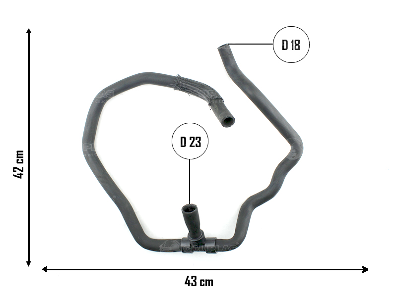 CAUPLAS MANGUERA VASO DE EXPANSION FORD ECOSPORT II SIGMA = YACO 4293