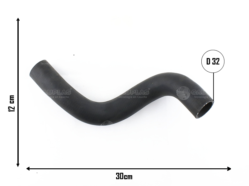 CAUPLAS MANGUERA RADIADOR SUPERIOR FIAT PALIO I SIENA I OEM:46417194 =YACO 1828