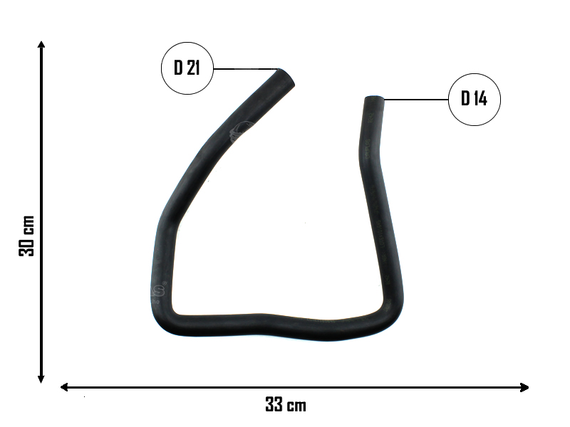 CAUPLAS MANGUERA DESCARGA DE GASES FIAT PALIO I-II-III SIENA I-II STRADA I =YACO 2577