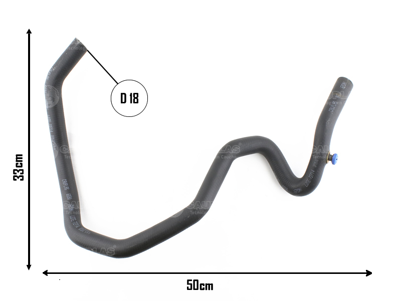 CAUPLAS MANGUERA CALEFACCION RENAULT DUSTER =YACO 4225/4269