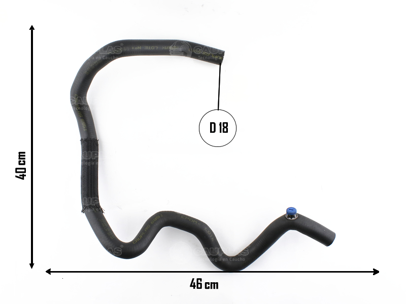 CAUPLAS MANGUERA CALEFACCION SALIDA RENAULT DUSTER LOGAN II SANDERO II OEM:924105935R
