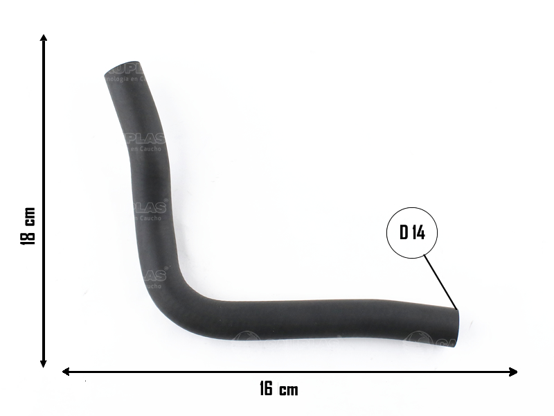 CAUPLAS MANGUERA REFRIGERACION FIAT DUCATO I-II PEUG BOXER I-II CITROEN JUMPER I OEM:504096942 98497978