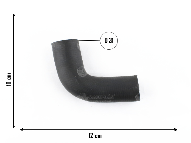 CAUPLAS MANGUERA REFRIGERACION FIAT BRAVA LINEA I MAREA PALIO I SIENA I-II OEM:46413879   46467873   46472385 =YACO 2400/4136