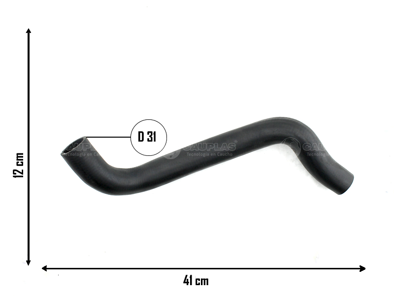 CAUPLAS MANGUERA RADIADOR INFERIOR FIAT PALIO II-III SIENA II STRADA I OEM:46779411 =YACO 2402