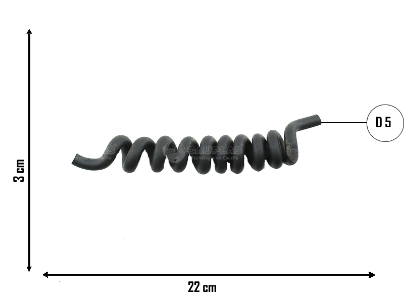 CAUPLAS MANGUERA LAVAPARABRISA FIAT FIORINO II UNO I-II DUNA OEM:7544143