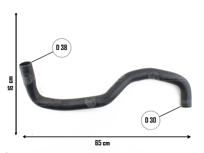 CAUPLAS MANGUERA RADIADOR SUP FIAT IDEA I PALIO III-IV SIENA II-IV STRADA I-II  =YACO 2827