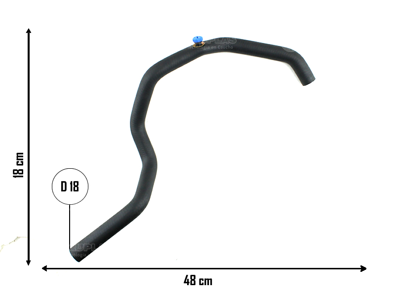 CAUPLAS MANGUERA VASO DE EXPANSION SUPERIOR RENAULT KANGOO OEM:7702233957