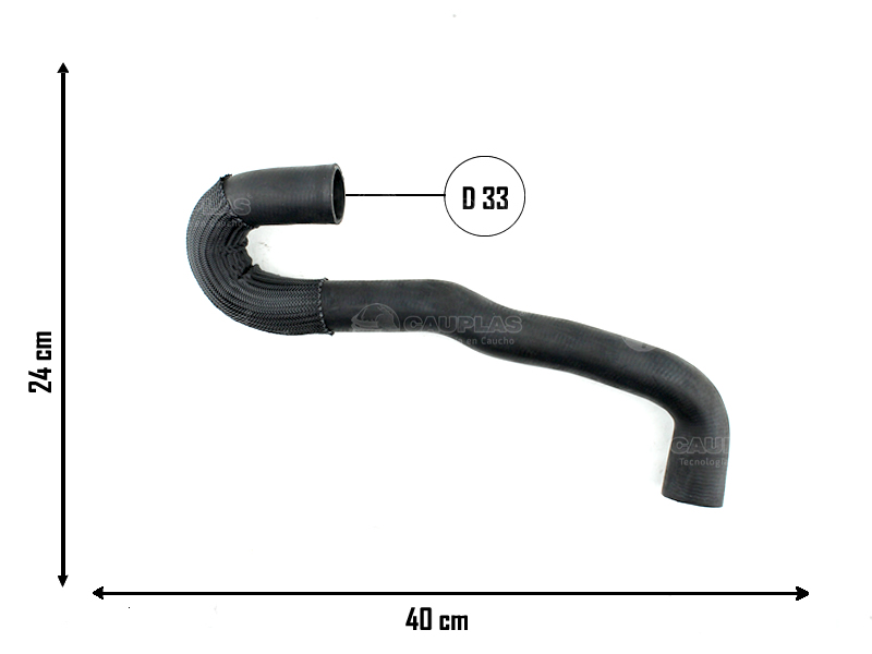 CAUPLAS MANGUERA RADIADOR SUPERIOR RENAULT SANDERO I OEM:215015172R