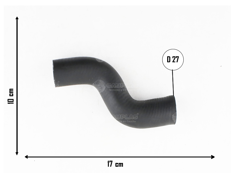 CAUPLAS MANGUERA REFRIGERACION FIAT IDEA I PALIO III-IV PUNTO I OEM:51758511 =YACO 3636