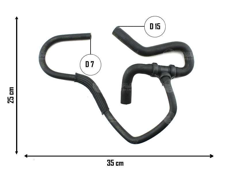 CAUPLAS MANGUERA CALEFACCION ENTRADA FIAT PALIO III SIENA II = YACO 4221