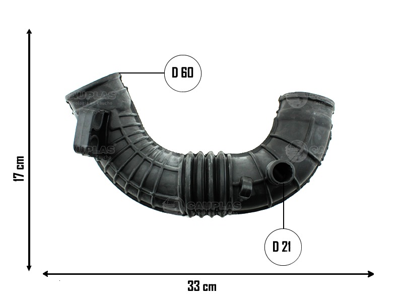 CAUPLAS MANGUERA TOMA DE AIRE FIAT PALIO I-II OEM:46535628