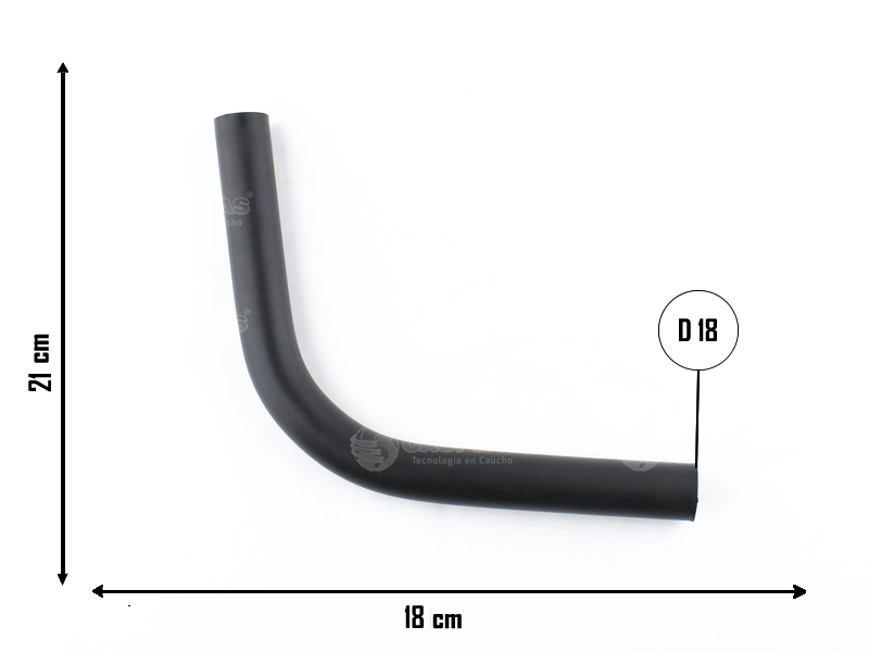 CAUPLAS MANGUERA TOMA DE AIRE FIAT 128  OEM:4179078 =YACO 633