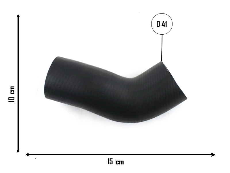 CAUPLAS MANGUERA CIRCULACION DE AIRE PEUGEOT 206/307 OEM:143415 =YACO 3553