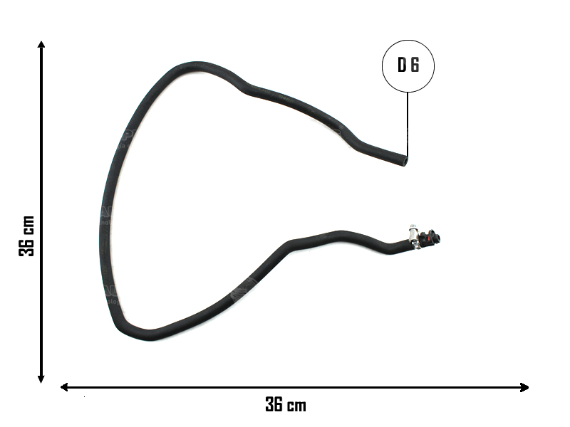CAUPLAS MANGUERA REFRIGERACION PEUGEOT 307 CITROEN C4  OEM:1323AE