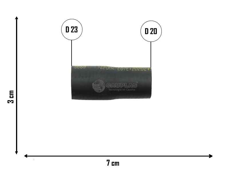 CAUPLAS MANGUERA REFRIGERACION BERLINGO C15 JUMPER I XANTIA I-II XSARA I ZX P205 306 405 406 806 BOXER I EXPERT I PARTNER I OEM:1307W4 =YACO 2221