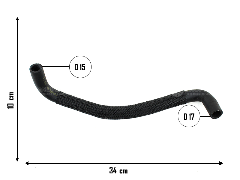 CAUPLAS MANGUERA REFRIGERACION BERLINGO C15 XSARA I P206 207 306 EXPERT PARTNER I OEM:1307NR =YACO 2196/2320
