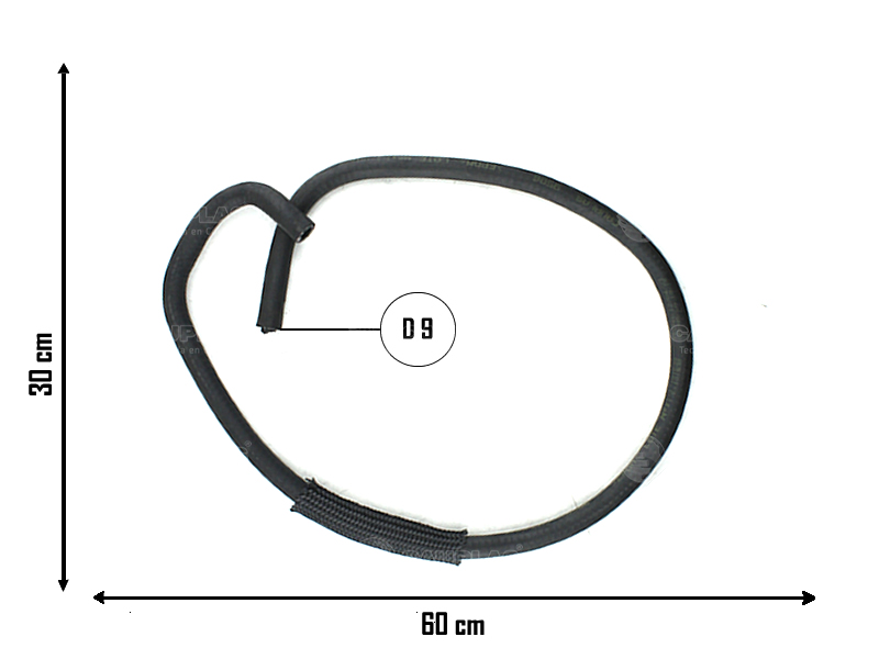 CAUPLAS MANGUERA REFRIGERACION PEUGEOT 206  =YACO 2314