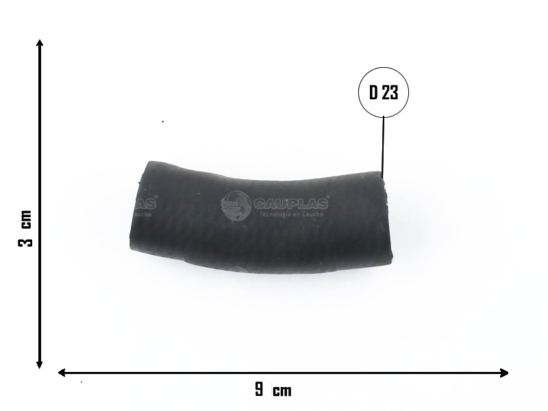 CAUPLAS MANGUERA TUBO BY PASS PEUGEOT 206 CITROEN XSARA II OEM:1307NN =YACO 2319