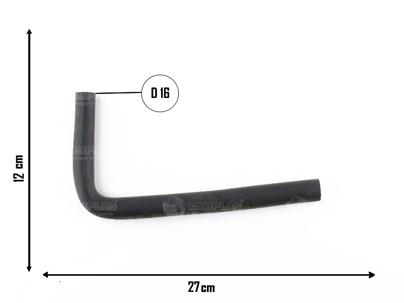 CAUPLAS MANGUERA CALEFACCION FIAT DUNA OEM:1489677 =YACO 1464
