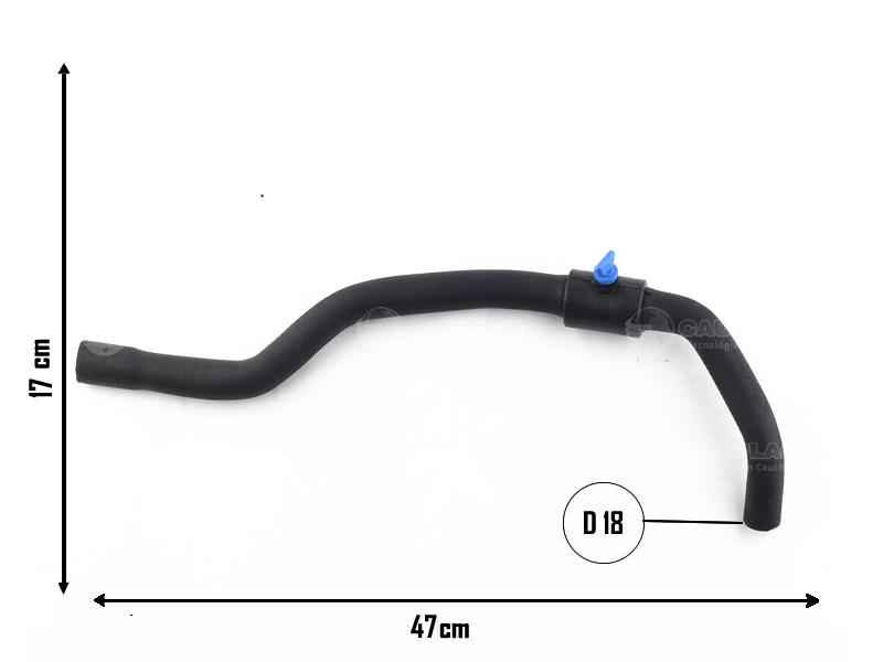 CAUPLAS MANGUERA CALEFACCION ENTRADA RENAULT LOGAN SANDERO I OEM:924007677R