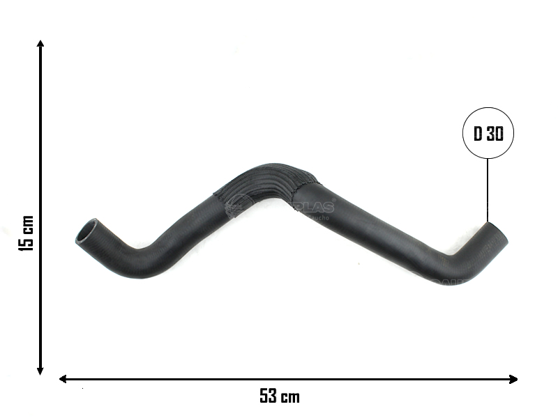 CAUPLAS MANGUERA RADIADOR SUPERIOR FORD FOCUS III OEM:1724201 8V618260BC =YACO 4331