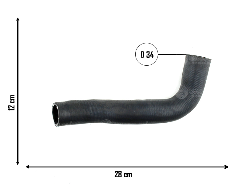 CAUPLAS MANGUERA RADIADOR SUPERIOR FORD RANGER II =YACO 4195