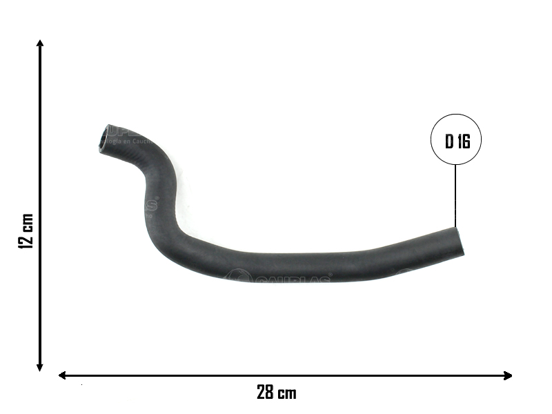 CAUPLAS MANGUERA CALEFACCION ENTRADA FORD KA I