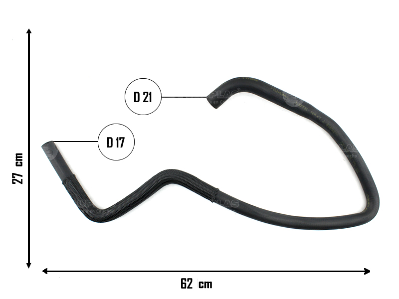 CAUPLAS MANGUERA CALEFACCION FORD RANGER II =YACO 4196
