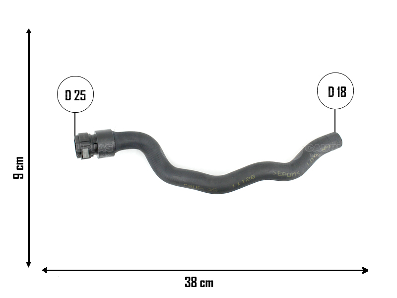 CAUPLAS MANGUERA CALEFACCION ENTRADA FORD ECOSPORT II = YACO 4542