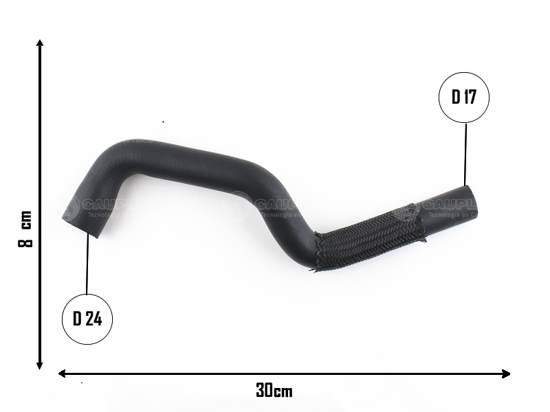 CAUPLAS MANGUERA CALEFACCION ENTRADA FORD FIESTA III KA III