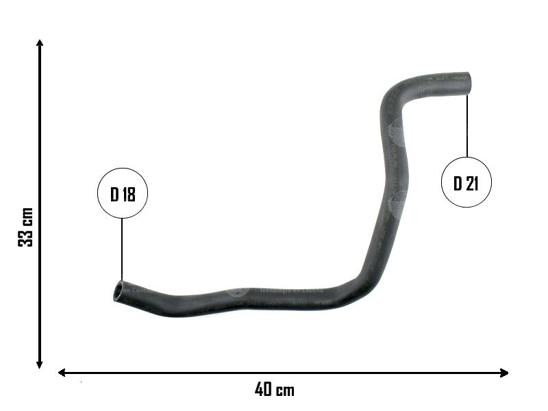 CAUPLAS MANGUERA CALEFACCION FORD FOCUS III =YACO 4295