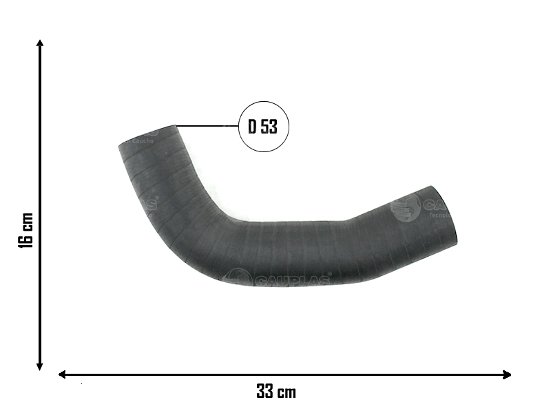 CAUPLAS MANGUERA TOMA DE AIRE FORD RANGER II  =YACO 4310
