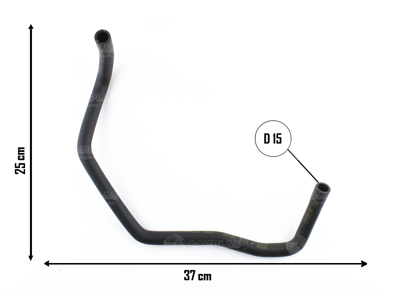 CAUPLAS MANGUERA CALEFACCION FIAT PALIO I SIENA I STRADA I OEM:46532713 =YACO 1905/1906