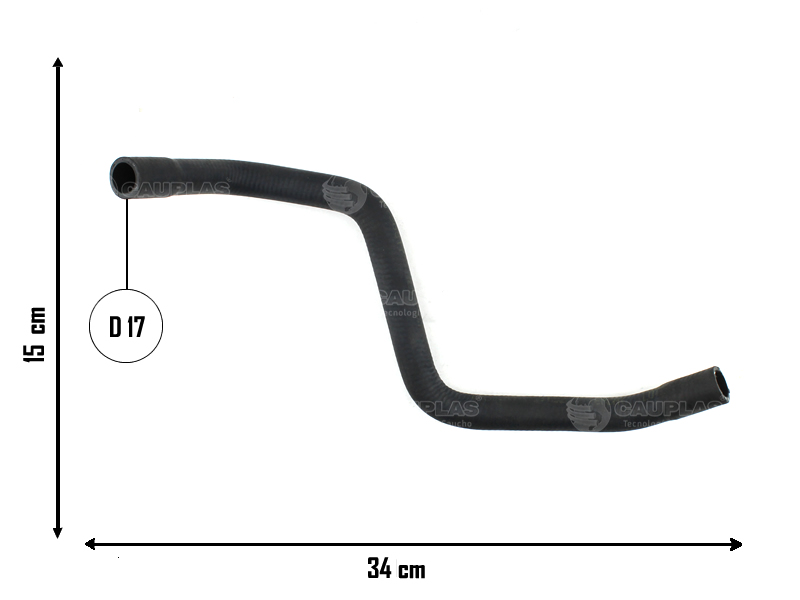 CAUPLAS MANGUERA CALEFACCION FIAT PALIO I SIENA I STRADA I  OEM:46532714 =YACO 1907