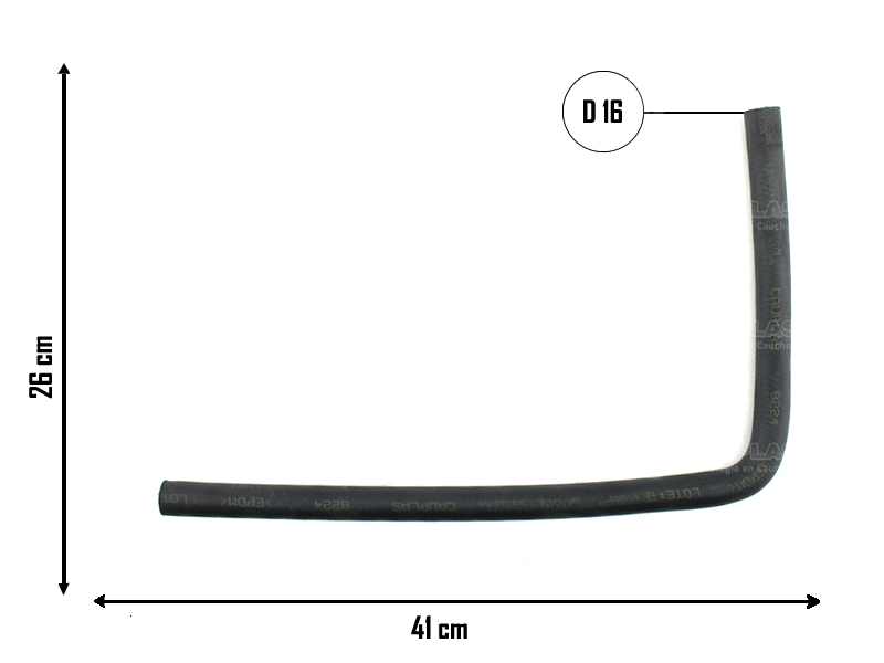 CAUPLAS MANGUERA CALEFACCION FIAT DUNA UNO I OEM:5972491 7519962 =YACO 518